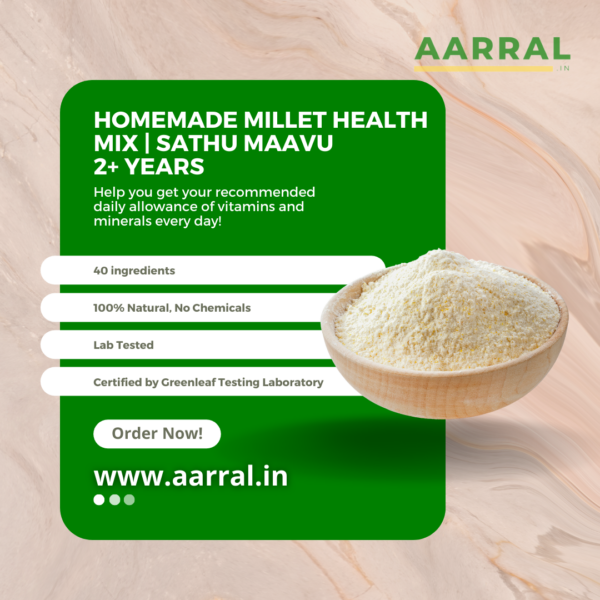 Health Mix: Homemade Millet | Sathu Maavu | 2+ Years