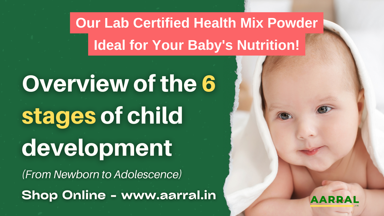 What are the 6 stages of child development From Newborn to Adolescence